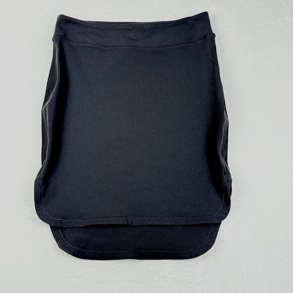 Lululemon Dresses & Skirts - Lululemon City Skirt Women's Size 4 Black‎ Stretch High Low Pencil Skirt